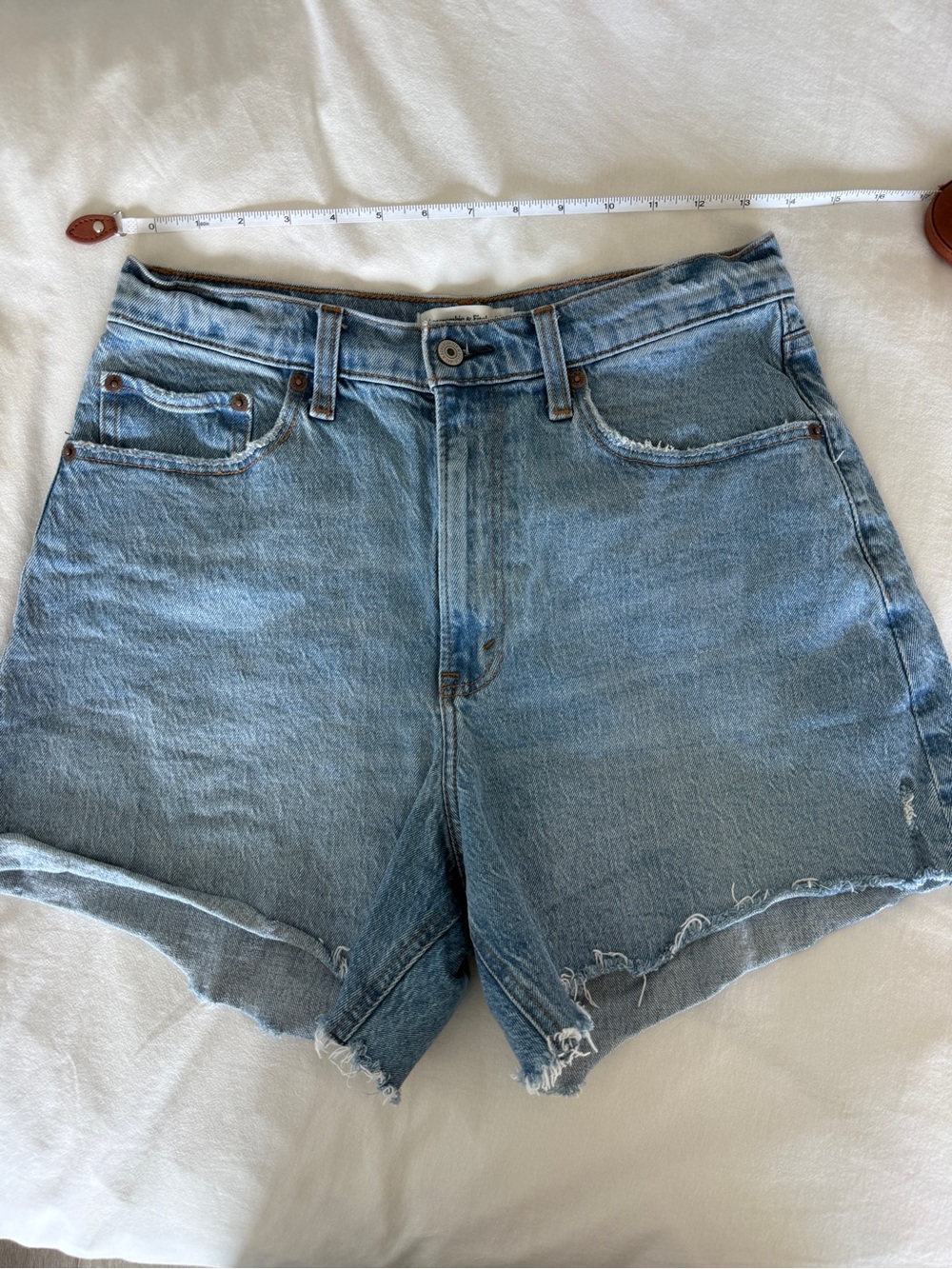Women’s Abercrombie Light Blue Denim Cutoff Shorts